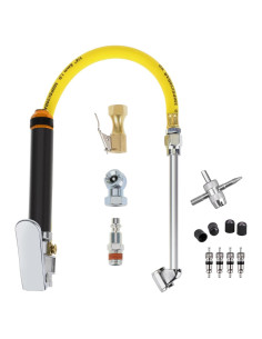 Inflador de Neumáticos Hromee con Medidor 20-120 PSI 33 cm