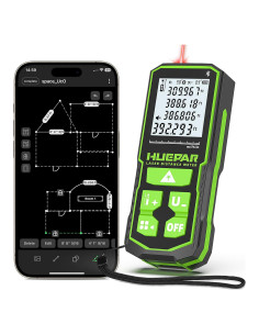 Medidor de Distancia Láser Huepar S120-BT 120m Bluetooth