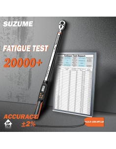 Llave de Torque Digital SUZUME 1/2" 17-340.2 N.m Alta Precisión 2