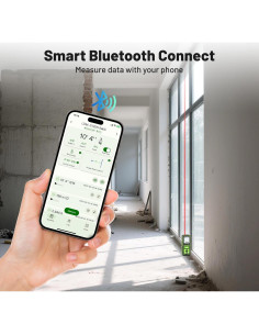 Medidor de Distancia Láser Huepar S120-BT 120m Bluetooth 2