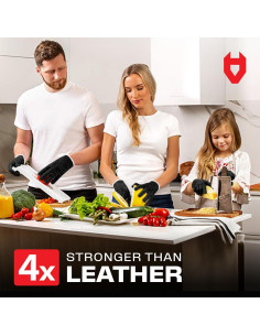 Guantes NoCry Resistentes a Cortes Grado Alimenticio Medianos 2