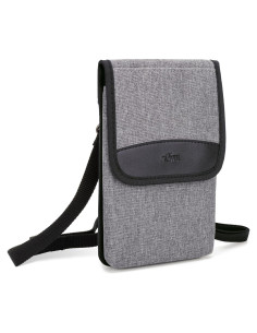 Funda de Teléfono KIWIFOTOS para Cintura y Hombro Gris