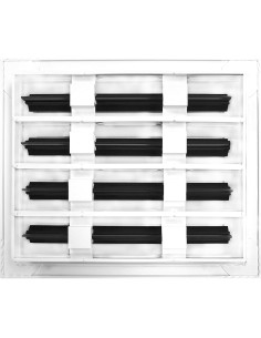 Cubierta de Ventilación AC 10x8 Blanco Aluminio Texas Buildmart 2