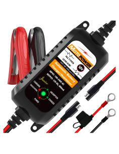 Cargador Automático de Batería MOTOPOWER MP00205A 12V 800mA