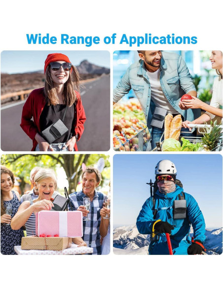 Funda de Teléfono KIWIFOTOS para Cintura y Hombro Gris