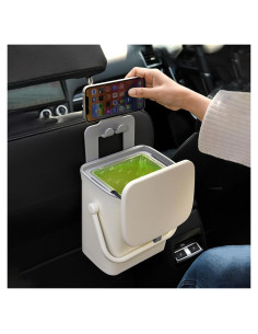 Cubo de Basura para Coche LoopTime LT-28 Impermeable 18.5x14cm