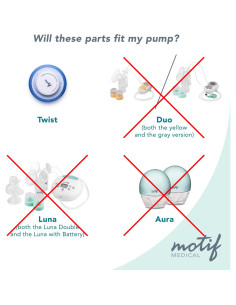 Botellas de Almacenamiento de Leche Materna Motif Medical - 2 Unidades 140 ml 2