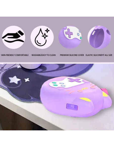 Funda de Silicona Rosa para Tamagotchi Paradise con Cordón