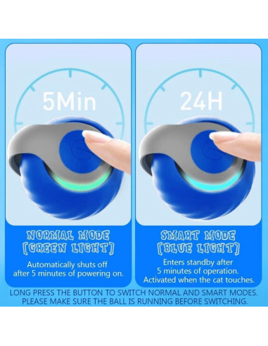 Juguete Interactivo para Gatos 420 VIBEZ Cola Rápida 2.0 Azul