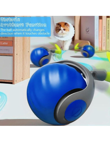 Juguete Interactivo para Gatos 420 VIBEZ Cola Rápida 2.0 Azul