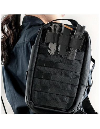 Soporte de Triple Revista OCQOTAT Negro - 2 Piezas Nylon