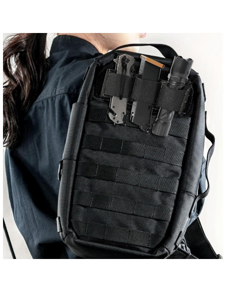 Soporte de Triple Revista OCQOTAT Negro - 2 Piezas Nylon