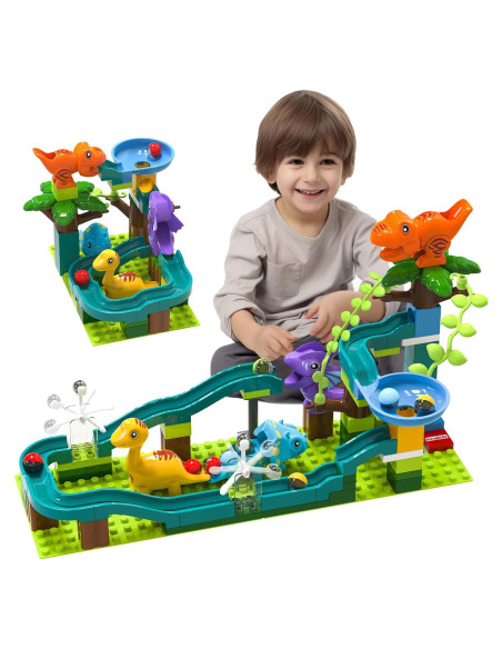 Juego de Canicas de Dinosaurios Burgkidz - 80 Piezas STEM