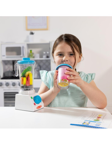 Conjunto de licuadora de batidos Melissa & Doug - 22 piezas