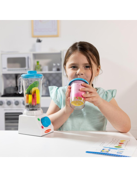 Conjunto de licuadora de batidos Melissa & Doug - 22 piezas