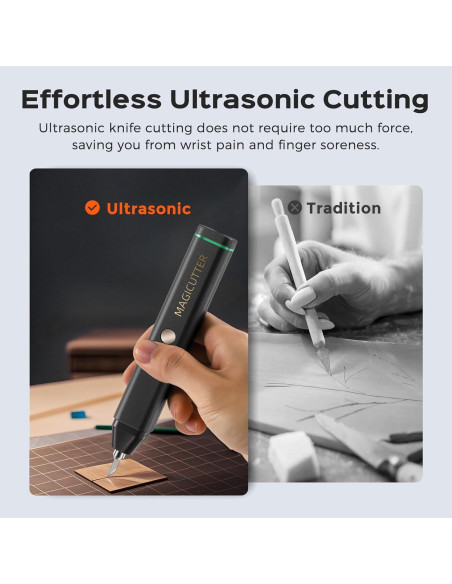 Cuchillo Cortador Ultrasonico Bonvoisin MC-01 30W 40KHz Portátil