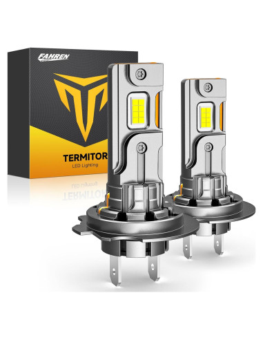 Bombillas LED H7 Termitor 60,000LM 6500K Mini Plug and Play