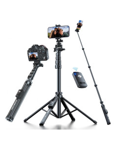 Trípode Profesional Fugetek FT-589 para Teléfono 62" Aluminio
