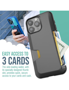 Funda Cartera Smartish iPhone 15 Pro Max - Wallet Slayer 2