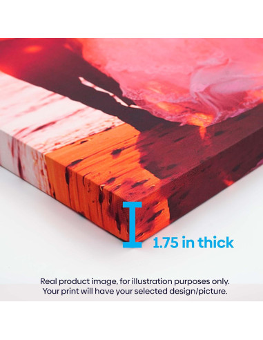 Lienzo Botanico Brilliant Blossoms II Canvas Lab 60x60 cm