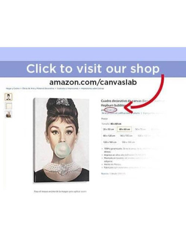 Lienzo Botanico Brilliant Blossoms II Canvas Lab 60x60 cm