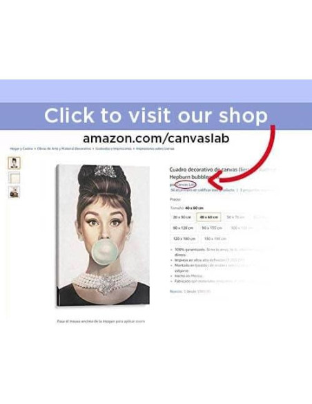 Lienzo Botanico Brilliant Blossoms II Canvas Lab 60x60 cm