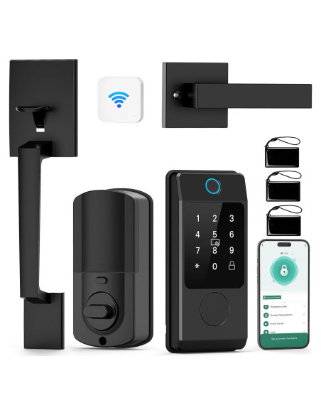 Cerradura Inteligente WiFi Miuedo con Huella Dactilar y App