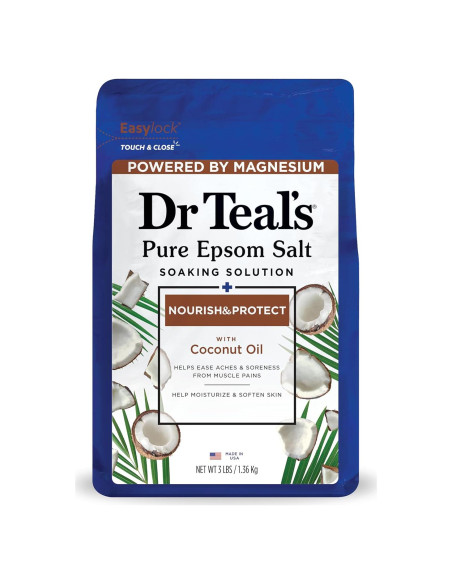Baño de Sal de Epsom Dr Teal con Aceite de Coco 1.36 kg