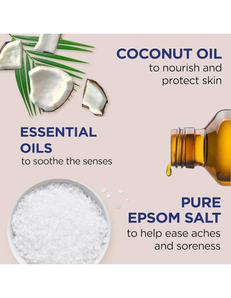 Baño de Sal de Epsom Dr Teal con Aceite de Coco 1.36 kg