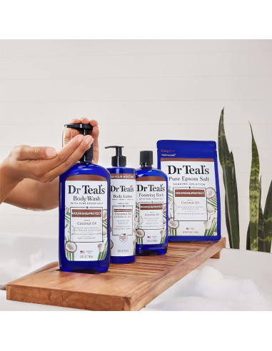 Baño de Sal de Epsom Dr Teal con Aceite de Coco 1.36 kg