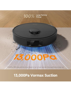 Aspiradora Robot DREAME D20 Plus 2 en 1, 13000Pa, Negro 2