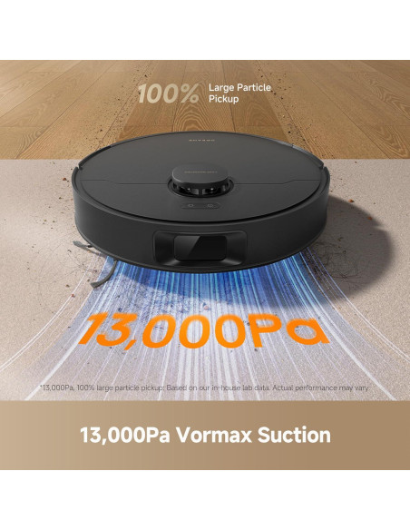 Aspiradora Robot DREAME D20 Plus 2 en 1, 13000Pa, Negro