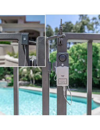 Alarma de Piscina Techko S189 Ultra Delgada 110dB Resistente