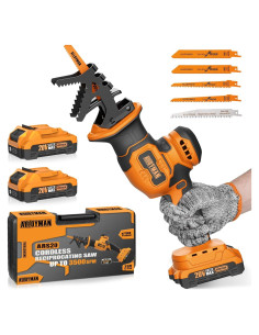 Sierra Recíproca Inalámbrica Alloyman 20V con 2 Baterías 2.0Ah