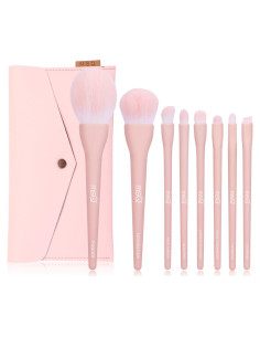 Juego de Brochas de Maquillaje MSQ 8 Piezas Rosa