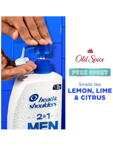 Champú y Acondicionador 2 en 1 Head & Shoulders 931 ml - Old Spice