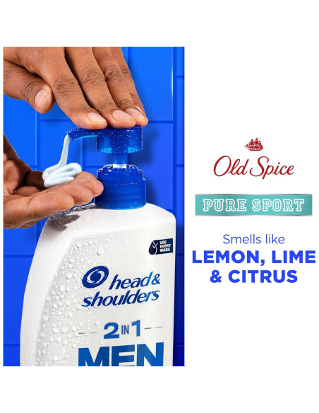Champú y Acondicionador 2 en 1 Head & Shoulders 931 ml - Old Spice Champú y Acondicionador 2 en 1 Head & Shoulders 931 ml - Old Spice