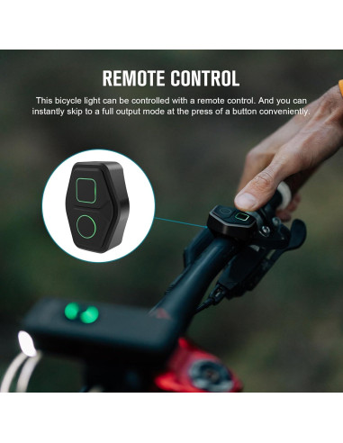 OLIGHT RN 2000 Faro LED Recargable para Bicicleta 2000 Lúmenes