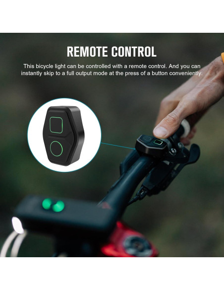 OLIGHT RN 2000 Faro LED Recargable para Bicicleta 2000 Lúmenes