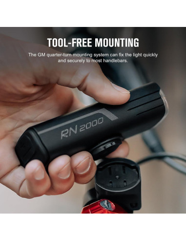 OLIGHT RN 2000 Faro LED Recargable para Bicicleta 2000 Lúmenes