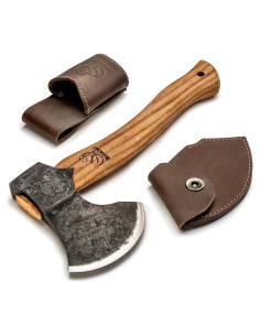 Hacha de Bushcraft BeaverCraft AX3 - Forjada a Mano 33.5 cm