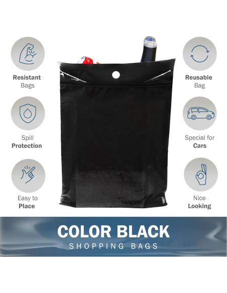 Bolsas de Basura para Autos PPB 50 pcs Negras 22.86x10.16 cm Bolsas de Basura para Autos PPB 50 pcs Negras 22.86x10.16 cm