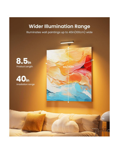 Apliques de Pared LED Recargables PopoIron 2P 15 Colores RGB