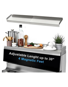 Estante de Horno Acero Inoxidable Performore 38.1x9.5 cm 2 Piezas