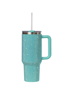 Taza de Acero Inoxidable Sip+Sea 1,18 L con Tapa y Pajilla