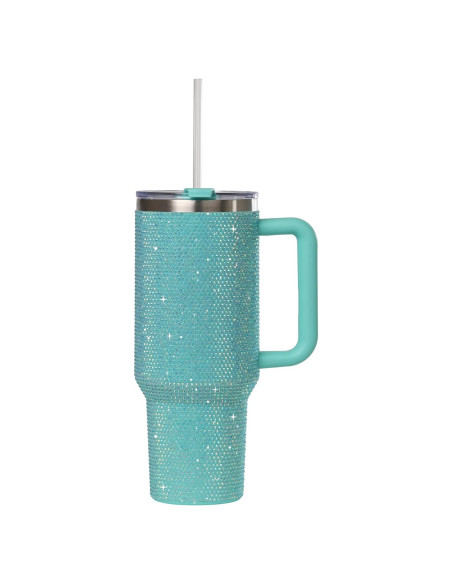 Taza de Acero Inoxidable Sip+Sea 1,18 L con Tapa y Pajilla