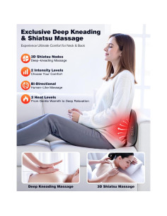 Masajeador Shiatsu de Espalda y Cuello con Calor - Xiamen Healthpal 2