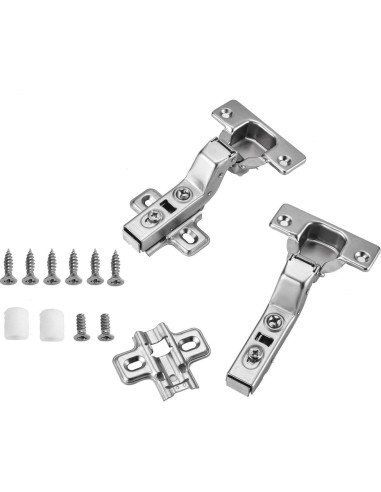 Bisagras Ocultas de Armario Luokim 4 Piezas Cierre Suave