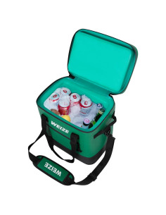 Enfriador Portátil WEIZE 15L Impermeable 24 Latas Verde Oscuro