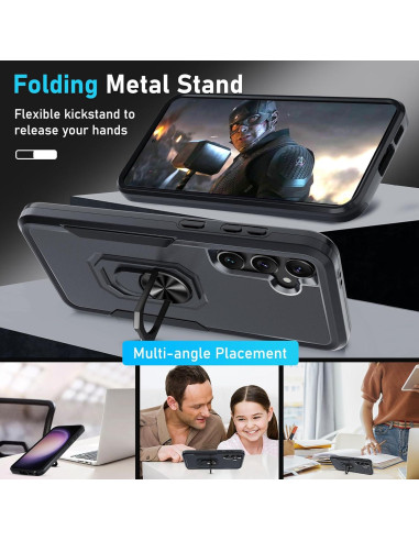 Funda Janmitta para Samsung Galaxy S24 FE con Protector